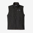 The Patagonia Men's Better Sweater Fleece Vest in Black The Patagonia Men's Better Sweater Fleece Vest in Black