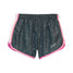 Girls' Racer Shorts - Charcoal/Pink