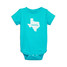 TYLER'S Austin Onesie Caribbean Blue front view