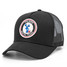 TYLER'S Texas Jack Twill Trucker Hat in tan and brown mesh panels