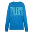 TYLER'S Summer Sky/Aqua Long Sleeve Comfort Wash Tee back view