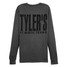 TYLER'S Railroad/Black Long Sleeve Comfort Wash Tee back view Ft. Worth
