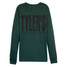 TYLER'S Emerald/Black Long Sleeve Track Tee Southlake back view