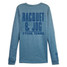 Racquet & Jog Heather Slate & Storm Blue Long Sleeve Track Tee