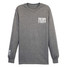 TYLER'S Graphite Heather/White Long Sleeve Block Tee front