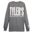 TYLER'S Graphite Heather/White Long Sleeve Tee Southlake front