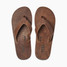 Reef Men's Draftsman Leather Sandals bronze brown top view