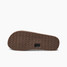 Reef Men's Draftsman Leather Sandals bronze brown outsole
