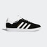 adidas Gazelle Shoes Black and White front view