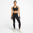 Nike Swoosh Women's Medium-Support Pro Sports Bra - Black