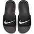 Nike Kids' Kawa Slides in Black/White Nike Kids' Kawa Slides in Black/White