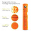 Trigger Point GRID 2.0 Foam Roller Orange product callouts