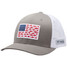 Columbia PFG Mesh Fish Flag Snap Back - Titanium/ White