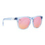 Frankie tortoiseshell rectangle-frame sunglasses in Crystal Blue Grey/ Rose Gold colorway Frankie tortoiseshell rectangle-frame sunglasses in Crystal Blue Grey/ Rose Gold colorway