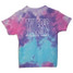 TYLER'S Kids' Cotton Candy Tie Dye Outline Tee