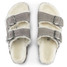 Birkenstock Women's Arizona Shearling Sandal - Stone Coin