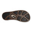 The Olukai Men's Hiapo Leather Sandals in the colorway Rum/ Dark Wood