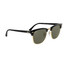 Ray-Ban Polarized Clubmaster Sunglasses in black, angled side view
