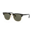 Ray-Ban Polarized Clubmaster Sunglasses in black with dark lenses