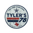 TYLER'S Buress Sticker featuring classic design in white and black