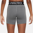 Nike Pro Girls' 3" Shorts in Carbon Heather colorway