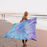 Sand Cloud Luna 38x64 Towel Blue/Purple Tie Dye front view