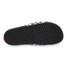Vans Men's Checkerboard La Costa Slides True White Black top view