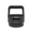 YETI Rambler Bottle with straw cap lid, angled view showing expanded straw design.