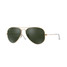 Ray-Ban Aviator Classic Polarized Sunglasses in gold frame with green lenses