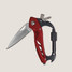 Trixie & Milo Fix It Carabiner Red/Stainless Steel side view