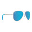 Blenders Blue Angel Sunglasses in Silver/ Blue Mirror colorway