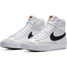 Nike Big Kid's Blazer Mid '77 Shoes - White/ Black/ Team Orange