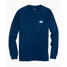 Southern Tide Men's Long Sleeve Original Skipjack T-Shirt - Yacht Blue