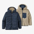 The Patagonia Boys' Reversible Ready Freddy Hoody in New Navy The Patagonia Boys' Reversible Ready Freddy Hoody in New Navy