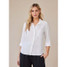 Bella Dahl Women's Shirt Tail Button Down White layered view