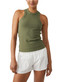 FP Movement Women's Blissed Out Tank in cargo khaki colorway
