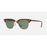 Ray-Ban Clubmaster Classic sunglasses with tortoise frame and green lens