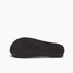 Reef Women's Cushion Court Vegan Flip Flops Brown Sassy sole view