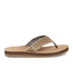 Sanuk Men's Fraid Not ST Eco Hemp Flip Flops - Natural