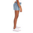 Levi's Girls' Girlfriend Shorts in Newport Beach denim, angled view.