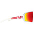 Blenders Hot Rageous Wrap Around Sunglasses in Crystal Clear/ Red mirror colorwa