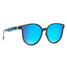 Michael Kors Cat eye-zonnebril in zilver in Crystal Dark Blue/ Blue mirror colorway Michael Kors Cat eye-zonnebril in zilver in Crystal Dark Blue/ Blue mirror colorway
