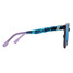 Blenders Lady Pacific Cat Eye Sunglasses in Crystal Dark Blue/ Blue mirror colorway