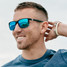 Blenders Cool Ambition Polarized Sunglasses in Blue Fade/Blue Mirror colorway