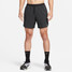 Nike Men's Dri-FIT Stride 7 inch Brief-Lined Running Shorts in Black front view