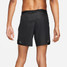 Nike Men's Dri-FIT Stride 2-In-1 Running Short in black, angled view.