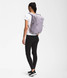 The North Face Women's Jester Backpack in Minimal Grey Dark Heather/Minimal Grey, model back view