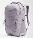 The North Face Women's Jester Backpack in Minimal Grey Dark Heather/Minimal Grey, front three-quarter view