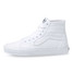 Vans Women's Canvas SK-8 Hi Shoes in True White Vans Women's Canvas SK-8 Hi Shoes in True White