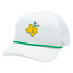 TYLER'S Golf Trucker Hat in tan and brown colorway